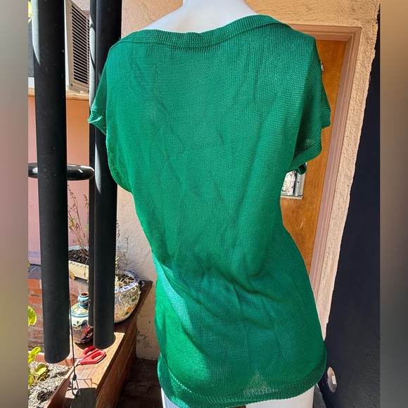 Vintage 70’s CHLOE emerald knit top😍😍 - Picture 8 of 12